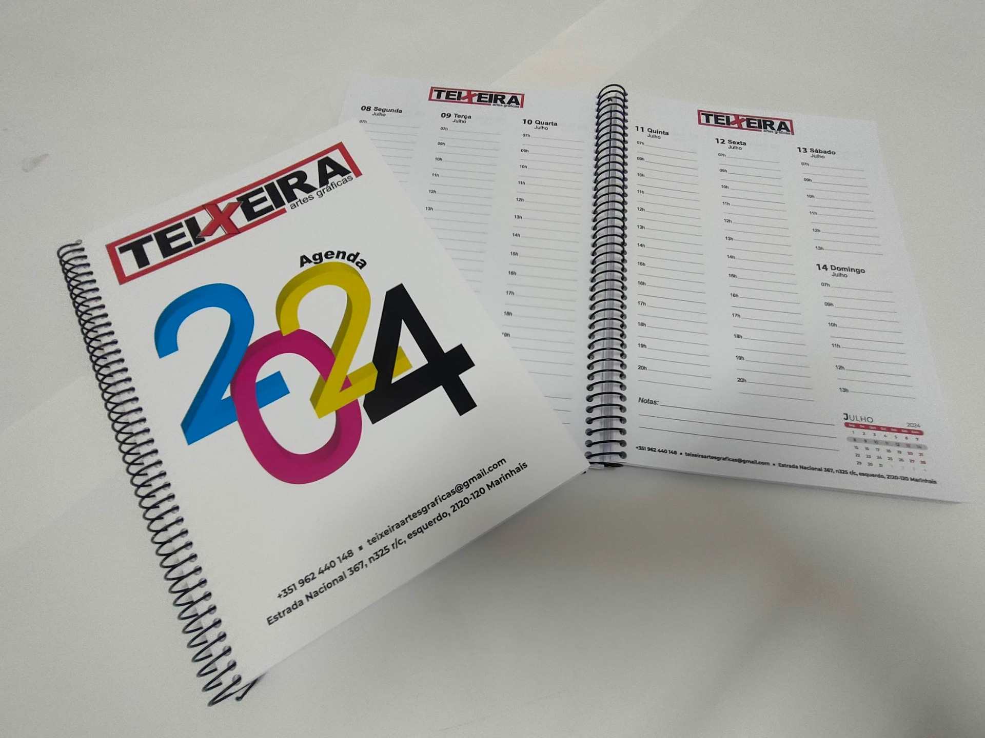 Agendas com argolas